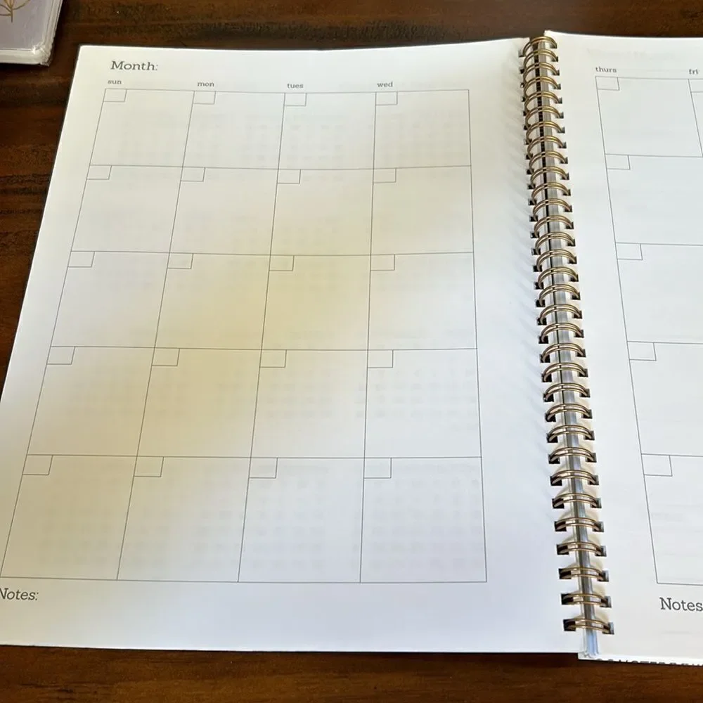Planner undated notebook NeW Jess Paper and Co